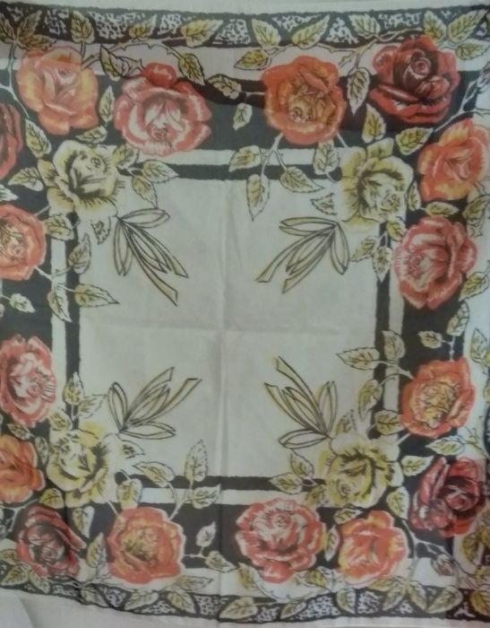 Платок советский новый шелк