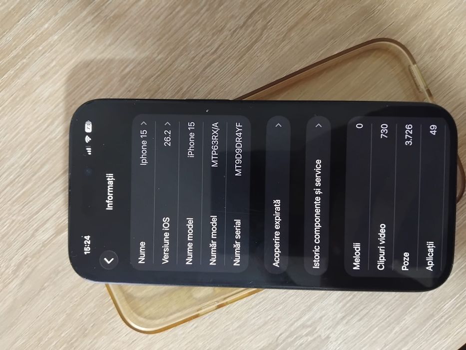 Iphone 15 negru disponibil