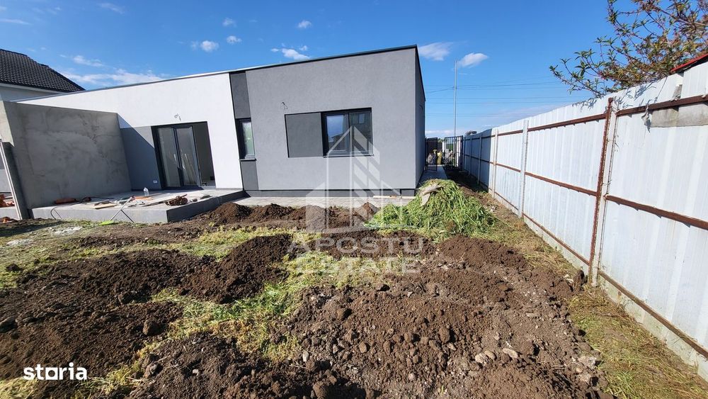 Duplex nou,pe parter,3 camere,2 bai,Dumbravita,la cheie