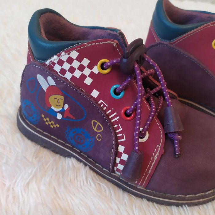 Ботиночки нубук на девочку. *о662