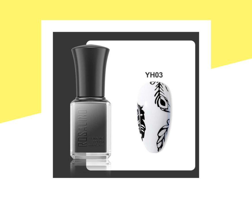 UV/LED Цветен лак/олио за печати ROSALIND