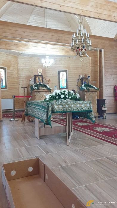 Biserica din lemn de brad  Alexandria
