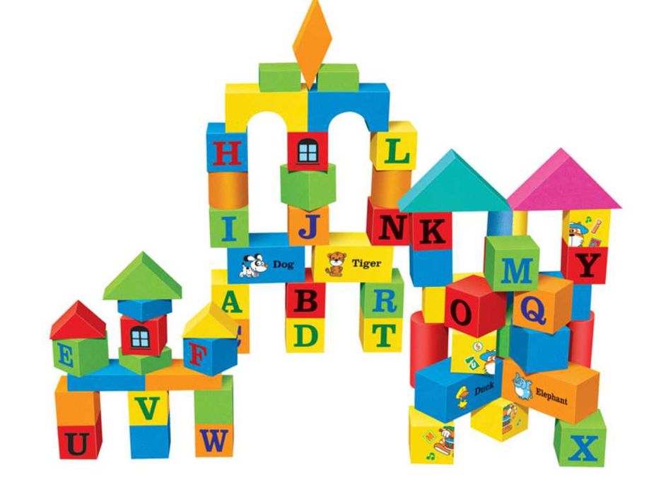 Играчка пъзел с блокчета