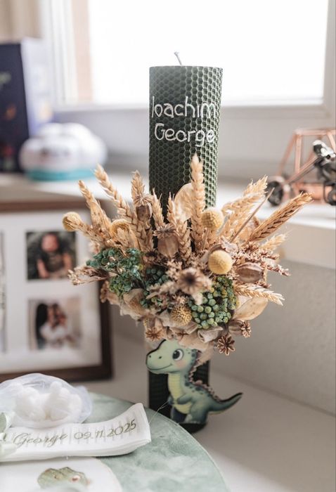 Lumari pentru botez hand made