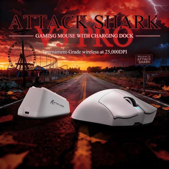 NEW Attack shark V3pro Gaming wireless mouse 25000 dpi