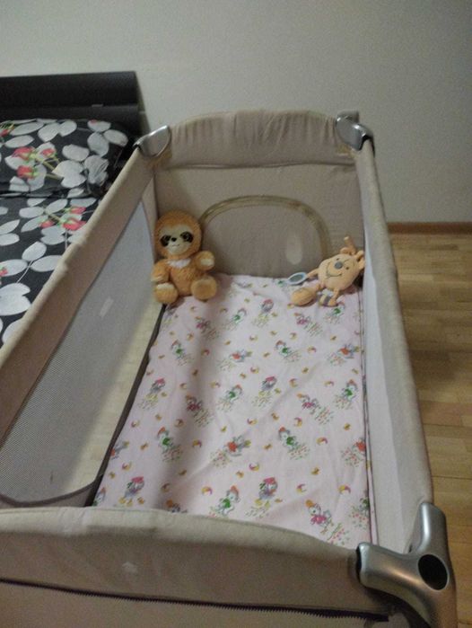 Детска кошара Cangaroo Relax с матрак Pierre Cardin