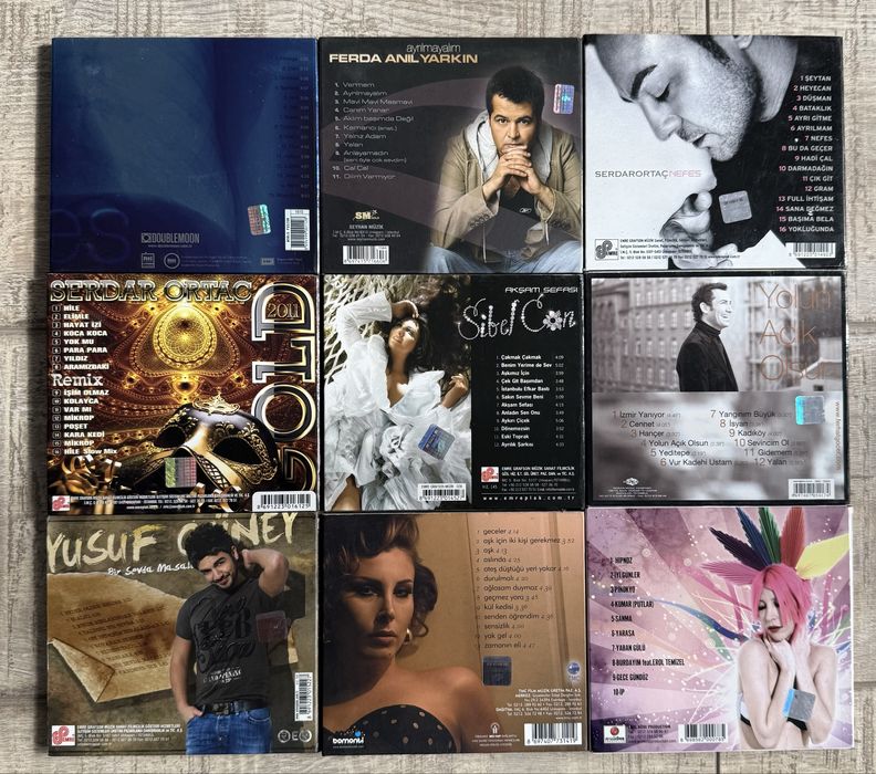 Lot 18 cd-uri cu muzica dance turceasca