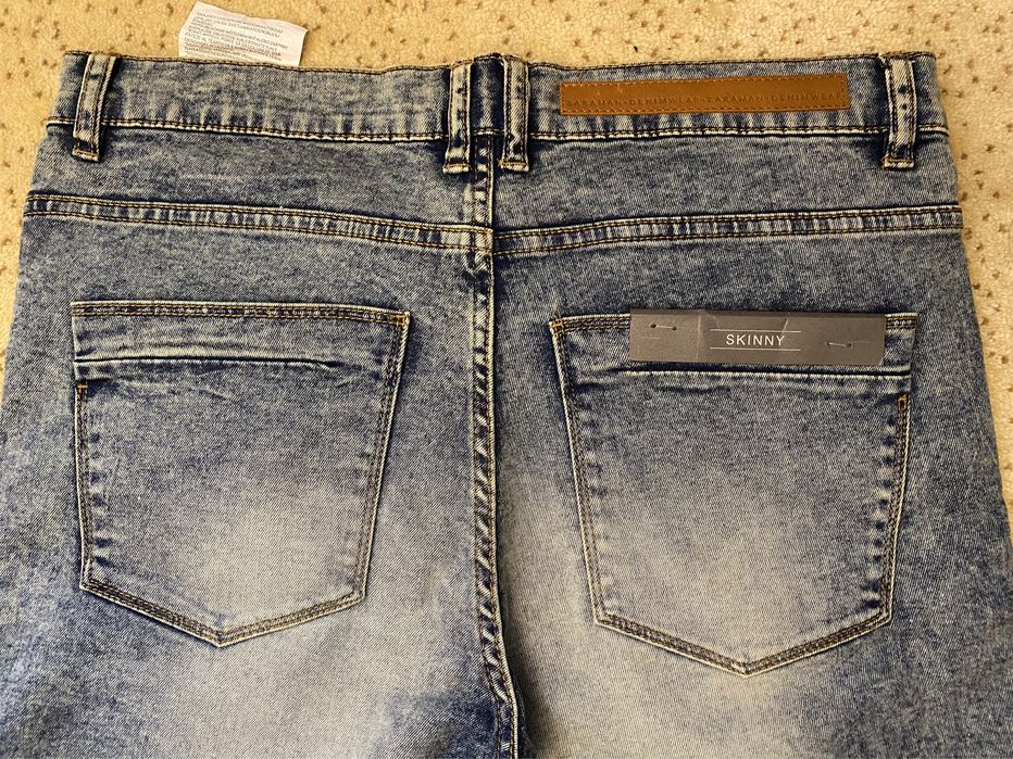 Джинсы ZARA из США Оригинал для подростка супер узкие размер 31 x 27