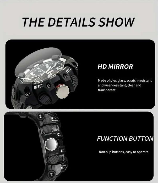 Спортен часовник SMAEL - водоустойчив, нов