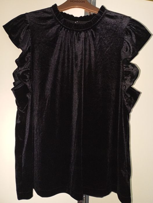 Блузка велюр 52 р Gap