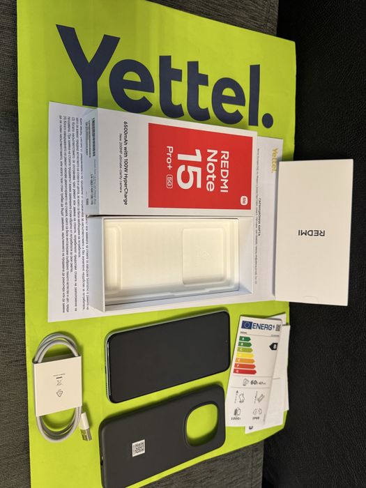 ЧИСТО НОВ 512GB Redmi Note 15 Pro Plus 5G Yettel Гаранция 2029 Blue