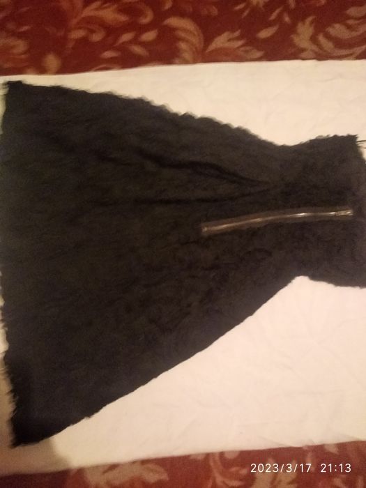 Мини платье чёрное