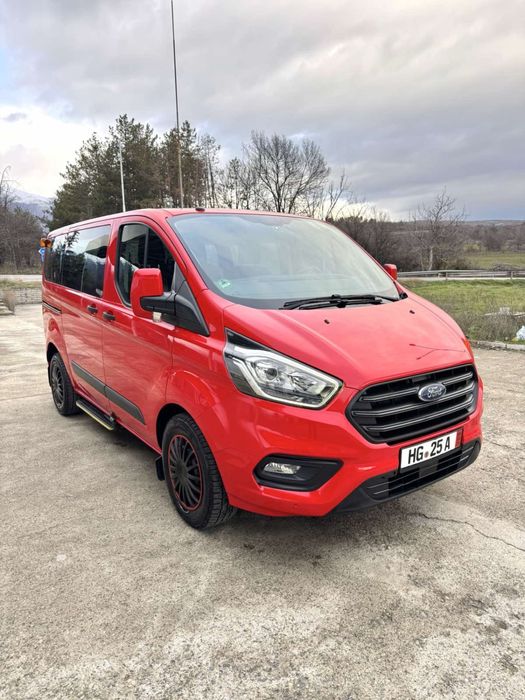 Ford Transit Custom 2.2 TDCi, 9 Места, Facelift, 2x Клима, EURO 6, LED