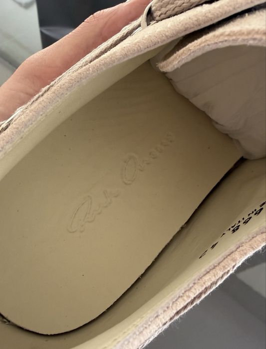 Rick Owens Hollywood megalace suede sneakers