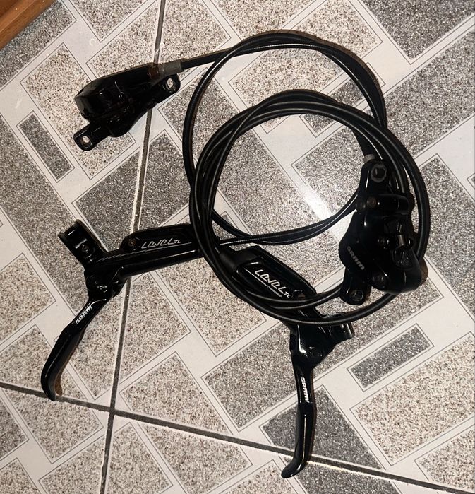 Frane Sram TL + discuri 160/180mm centerlock