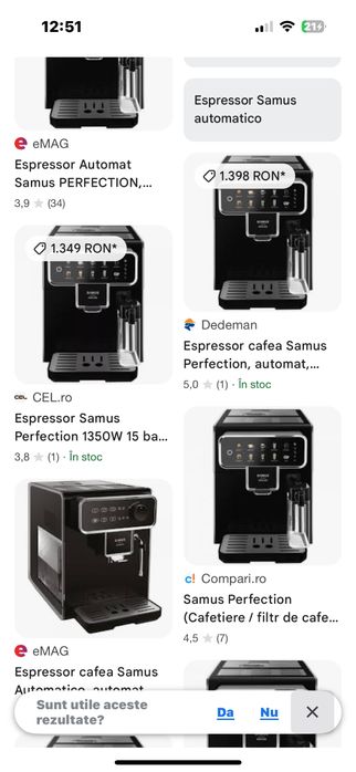 Aparat de cafea Samus