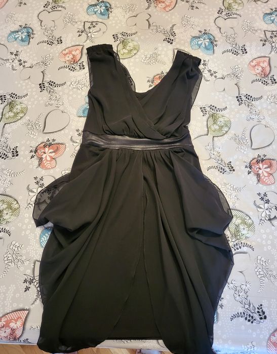 Черна къса рокля