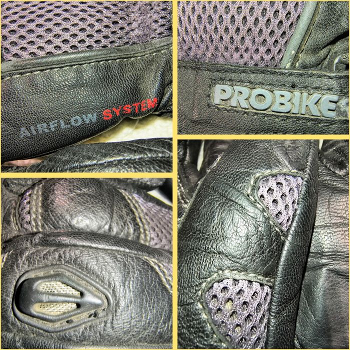 Mănuși moto vară din piele naturală, Probiker, L