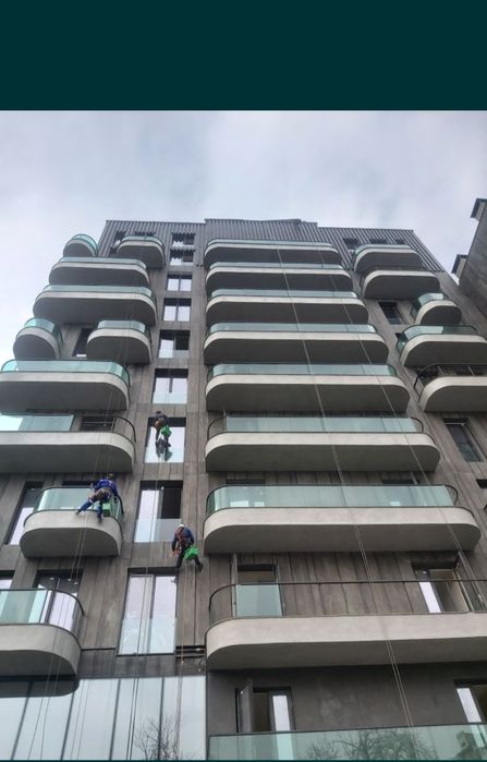 Мойка Фасадов стеклянных здании и окон.oyna yuvish fasad tozalash