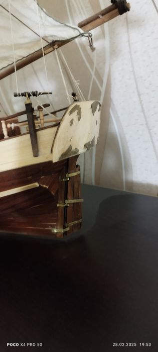 Дървен макет на кораб