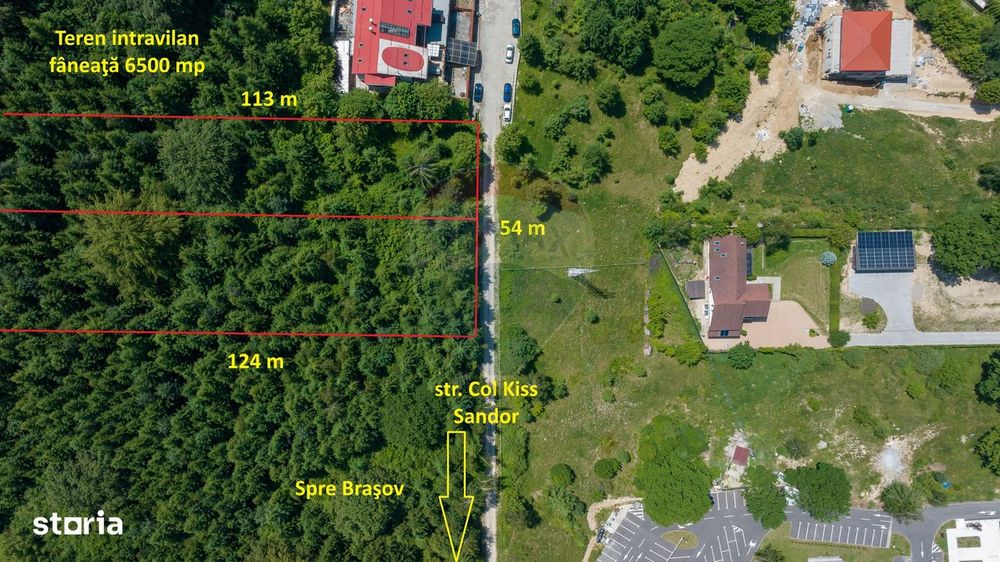 Teren intravilan, 3000 mp, Dâmbu Morii