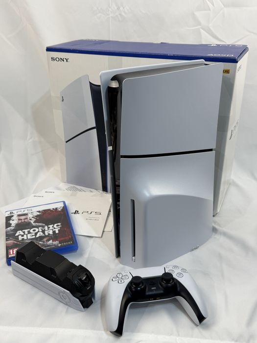 Sony PlayStation 5 с док станцией диском и джостиком