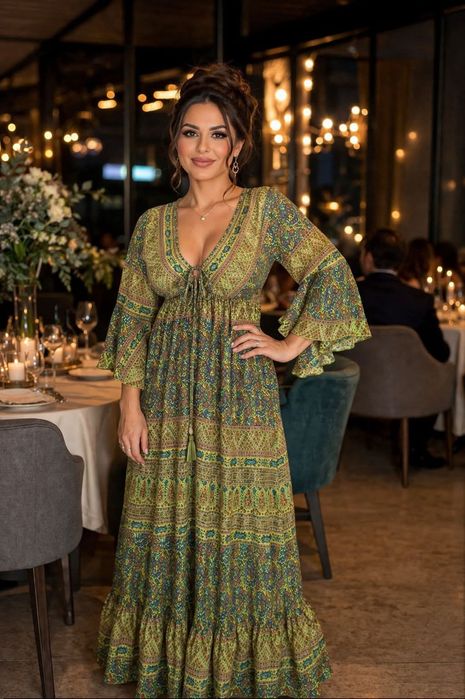 Rochiță elegantă din India un material de calitate