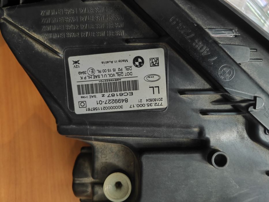 Оригинален ляв фар BMW g11/ g12 преди фейс