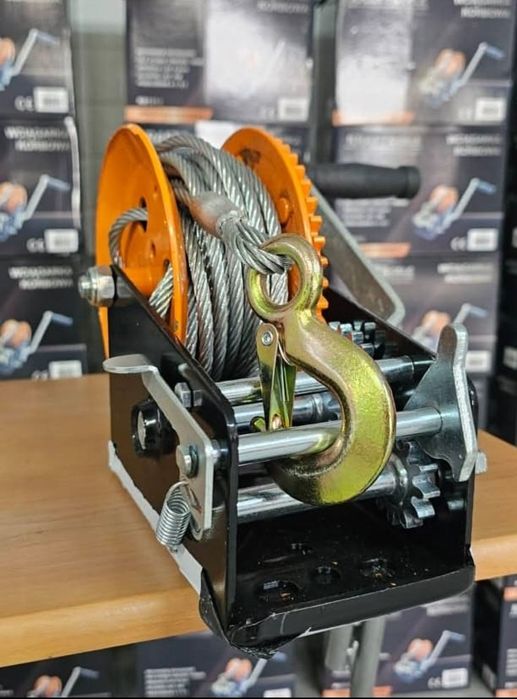 Troliu Profesional Tractare 3500 Lbs Cablu gros oțel import platforma