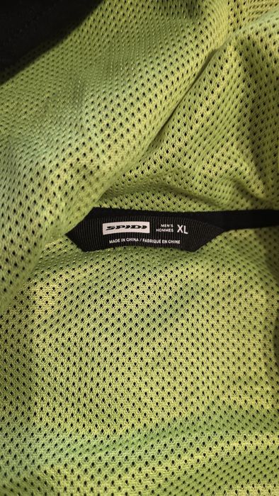 Мото Яке spidi hoodie armor evo fluo
