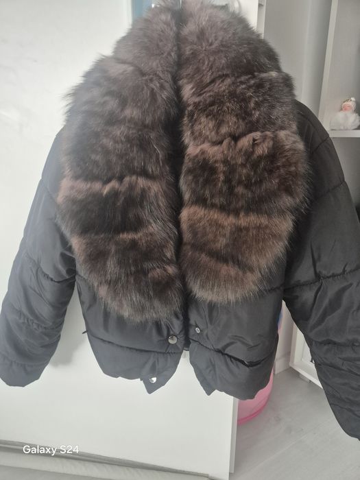 Vand geacă cu blană naturala
