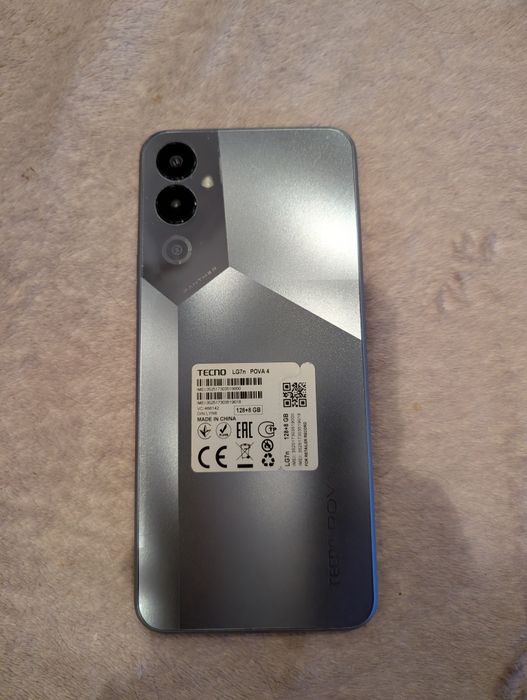 Tecno POVA4. Телефон в идеальном состоянии. Все работает на отлично,!