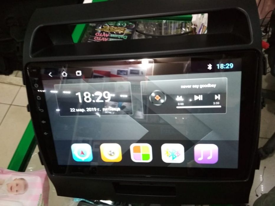 Штатная магнитола Тойота Ленд Крузер 200 магнитофон Land Cruiser 200