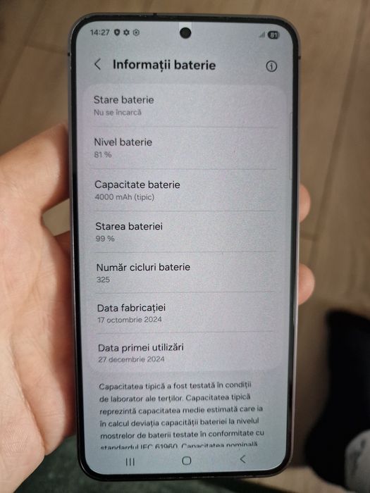 Samsung S24 256Gb nou, garantie altex