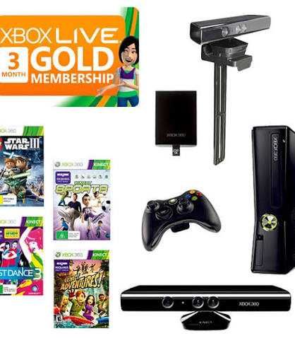 Xbox 360  Kinect 85 Jocuri  Senzor Kinect