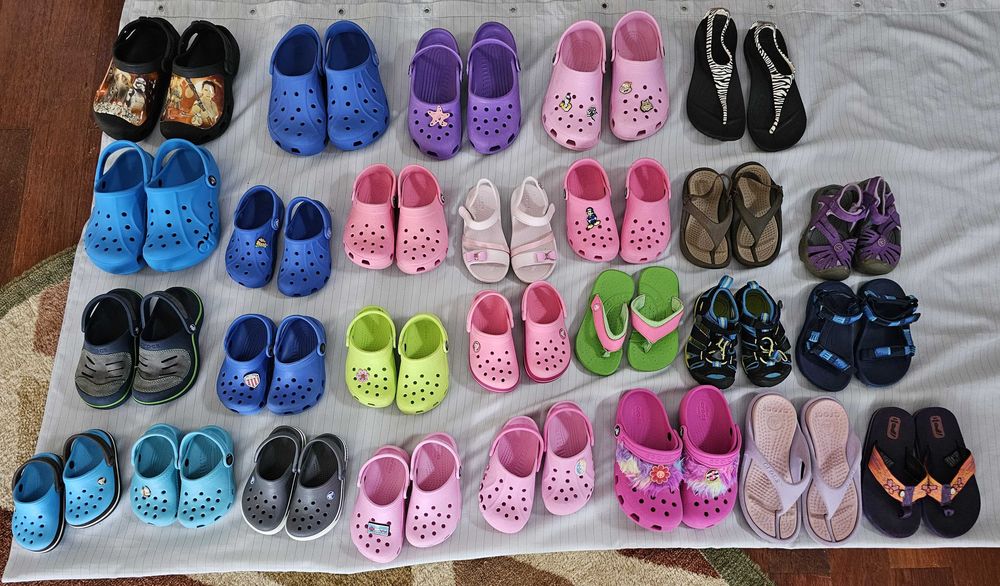 Papuci CROCS, KEEN, TEVA copii