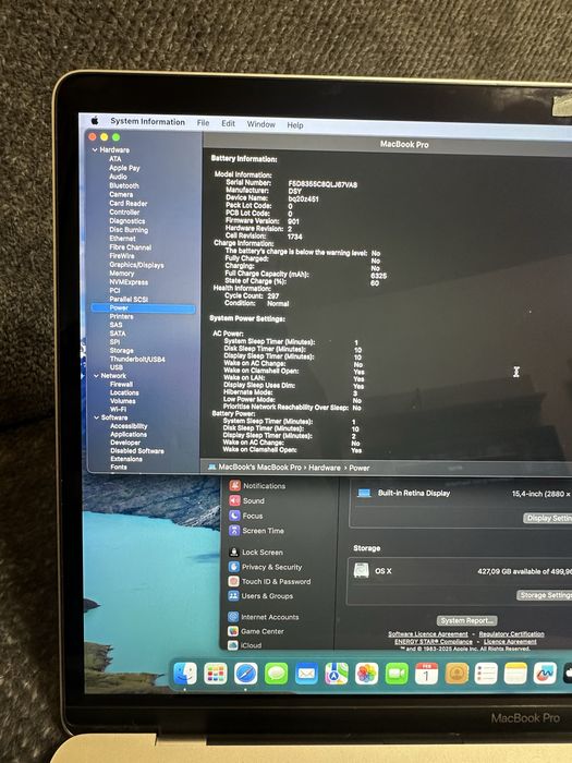 Macbook pro 2018 16/512/pro 560X Гаранция