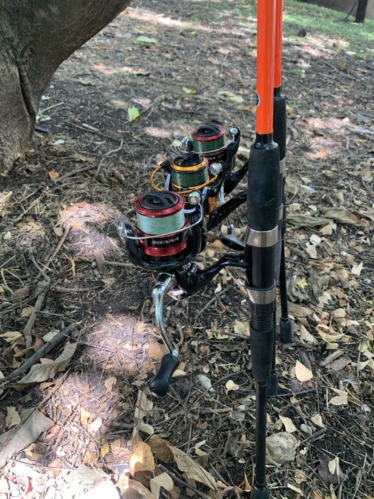 Shimano пръчки и макари чисто нови