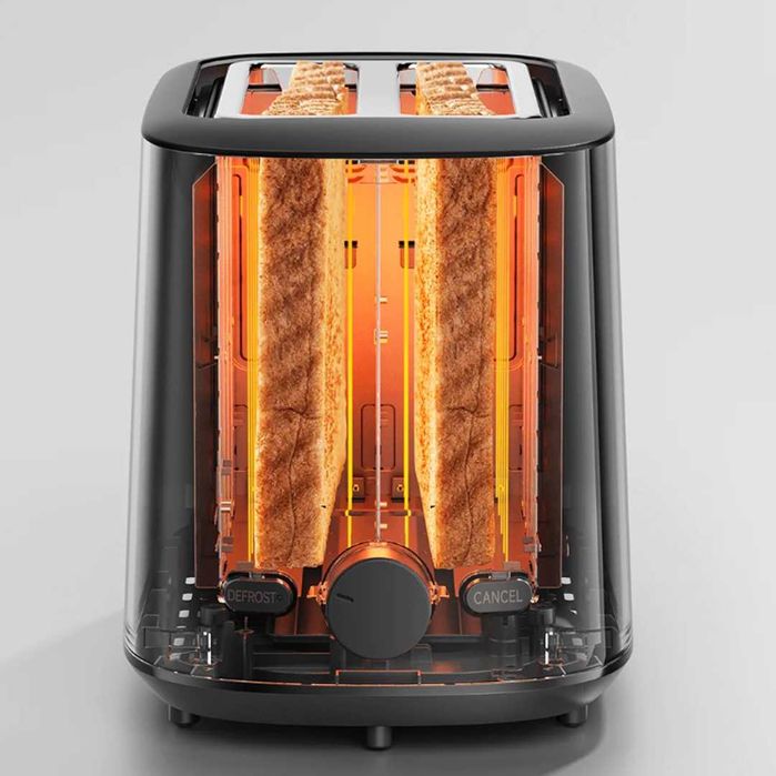 Тостер Xiaomi черный, глобальная версия, 1 год гарантии