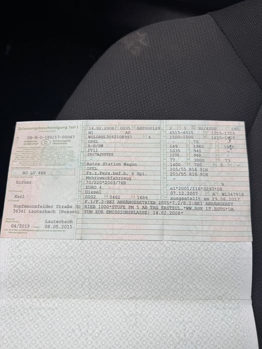 Vand Opel Astra H 1.7 diesel 125 Cp