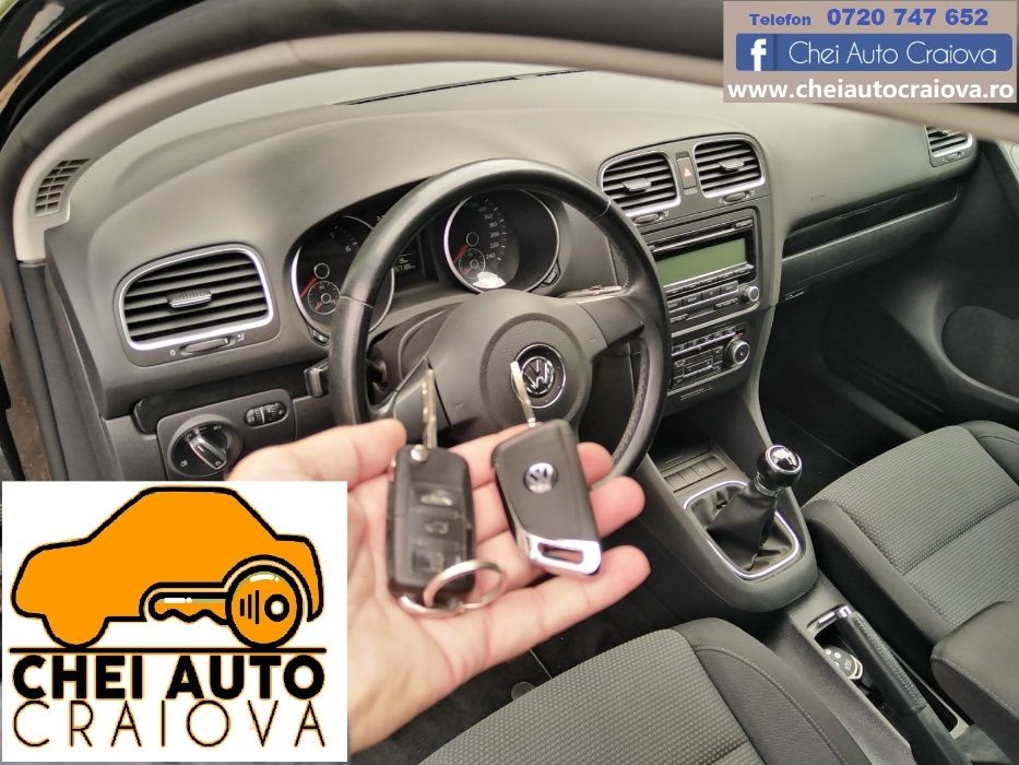 Cheie Auto cu CIP Vw Volkswagen Skoda Seat - oferim programare