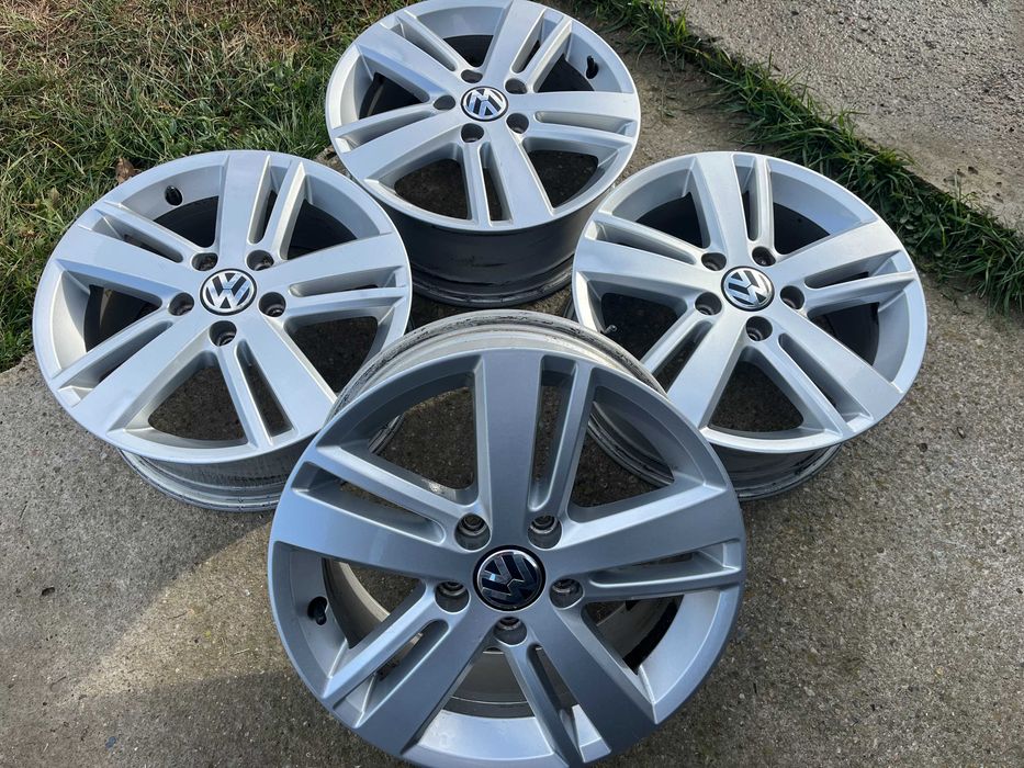 Jante Aluminiu pe 16 VW PASSAT GOLF Jetta Touran Caddy 5x112