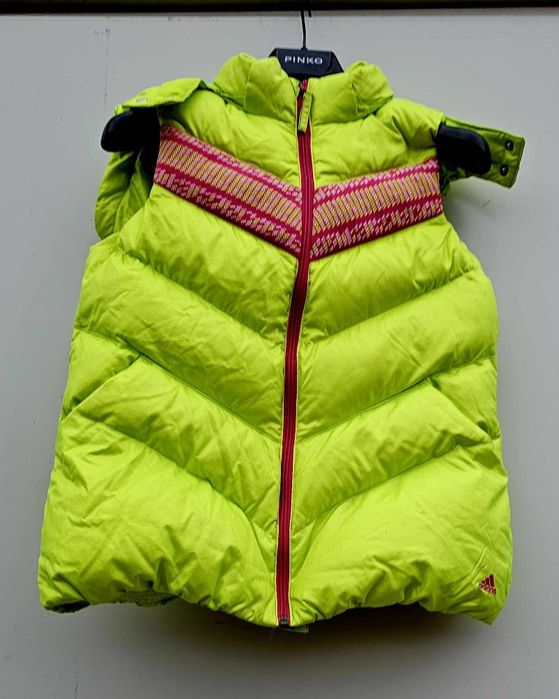 Adidas оригинален дамски елек 60 % патешки пух 40 % пера  Л размер