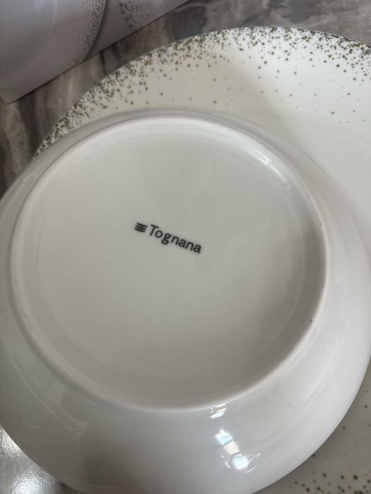 Set Masă 18 Piese Tognana Astrid - Porțelan Nou, Model Elegant