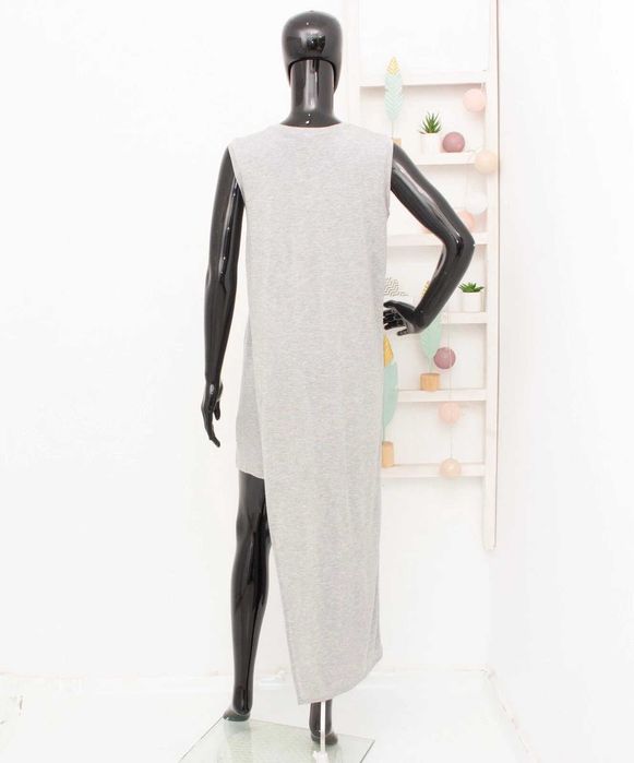 Acne Studios Ordelia дамска мини рокля сива с дълга част S