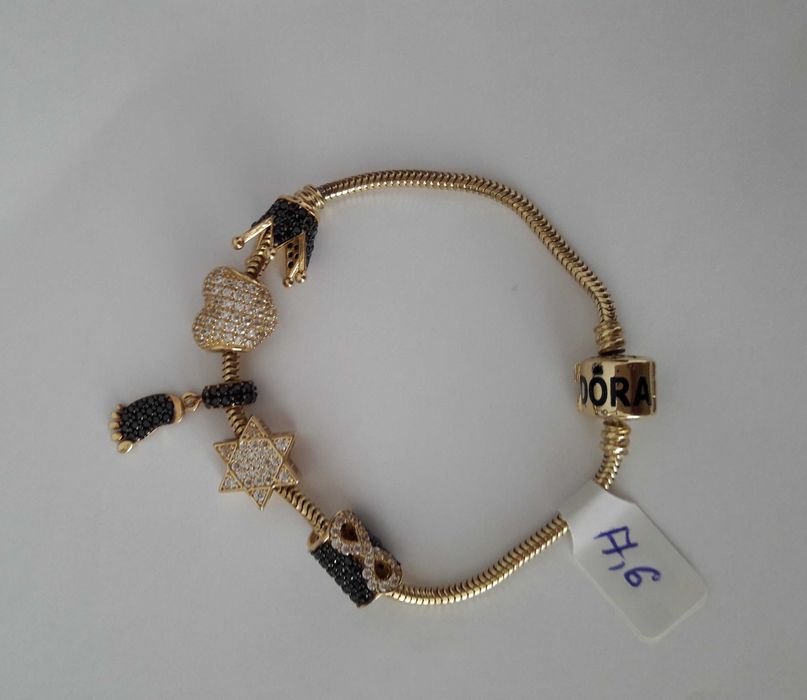 Brățară *PANDORA* Aur Nou 14k /Orice model la comnada