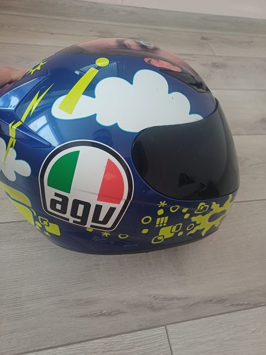 Колекционерска Лимитирана Agv K-3 L Valentino Rossi мото каска Роси