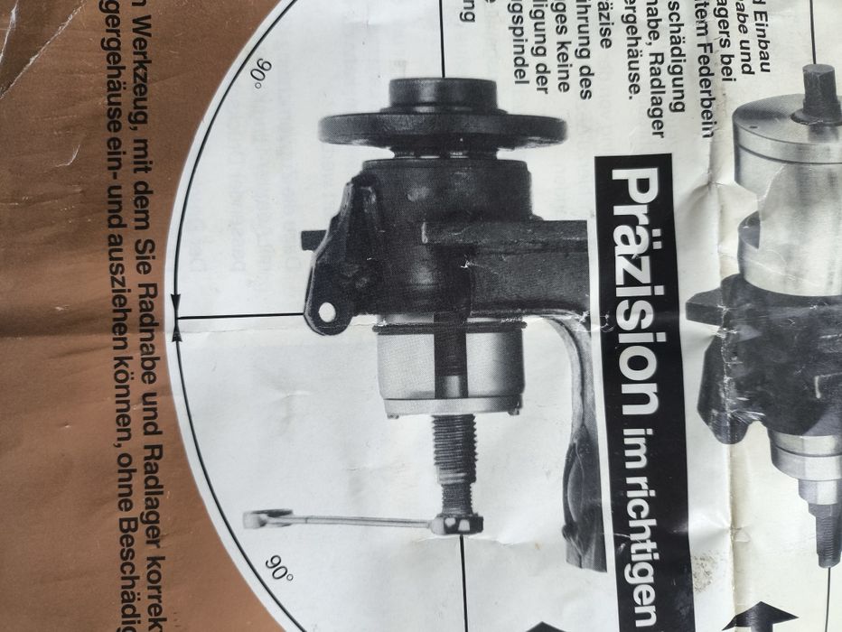 Немска скоба Gedore KL-0041 за сваляне на колесни лагери