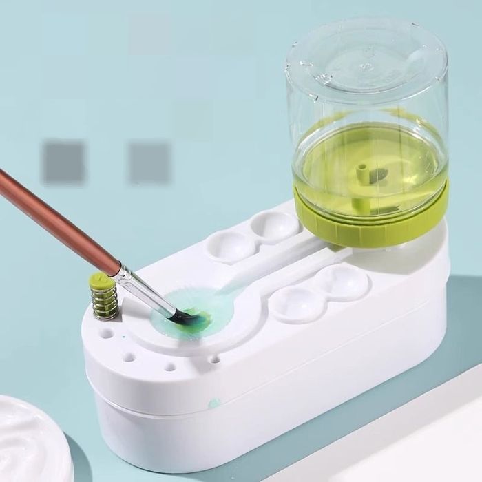 очеститель для кистей 6 в 1, краски, кисточки стакан-непрооивайка