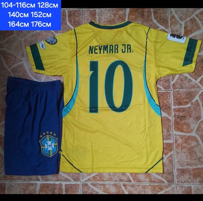 NEYMAR JR. 10 RAPHINHA 11 детско юношески екипи футболни екипи BRAZIL НОВО 2026-27 година
